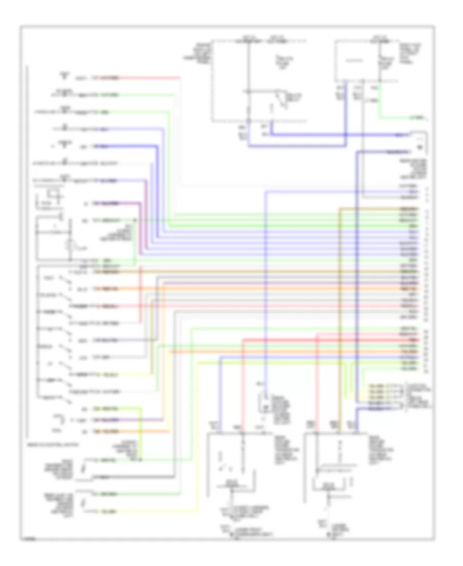 Rear A C Wiring Diagram 1 of 2 for Toyota Land Cruiser 2003