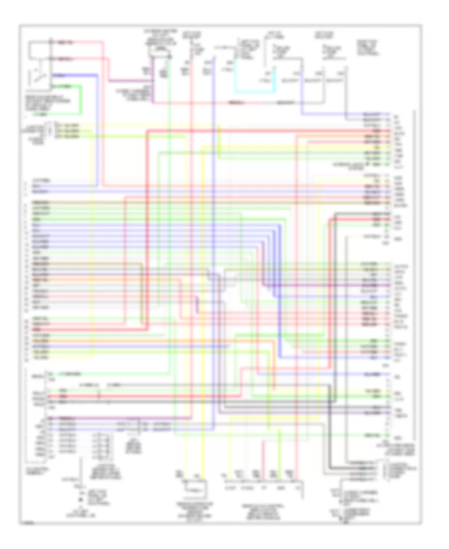Rear A C Wiring Diagram 2 of 2 for Toyota Land Cruiser 2003