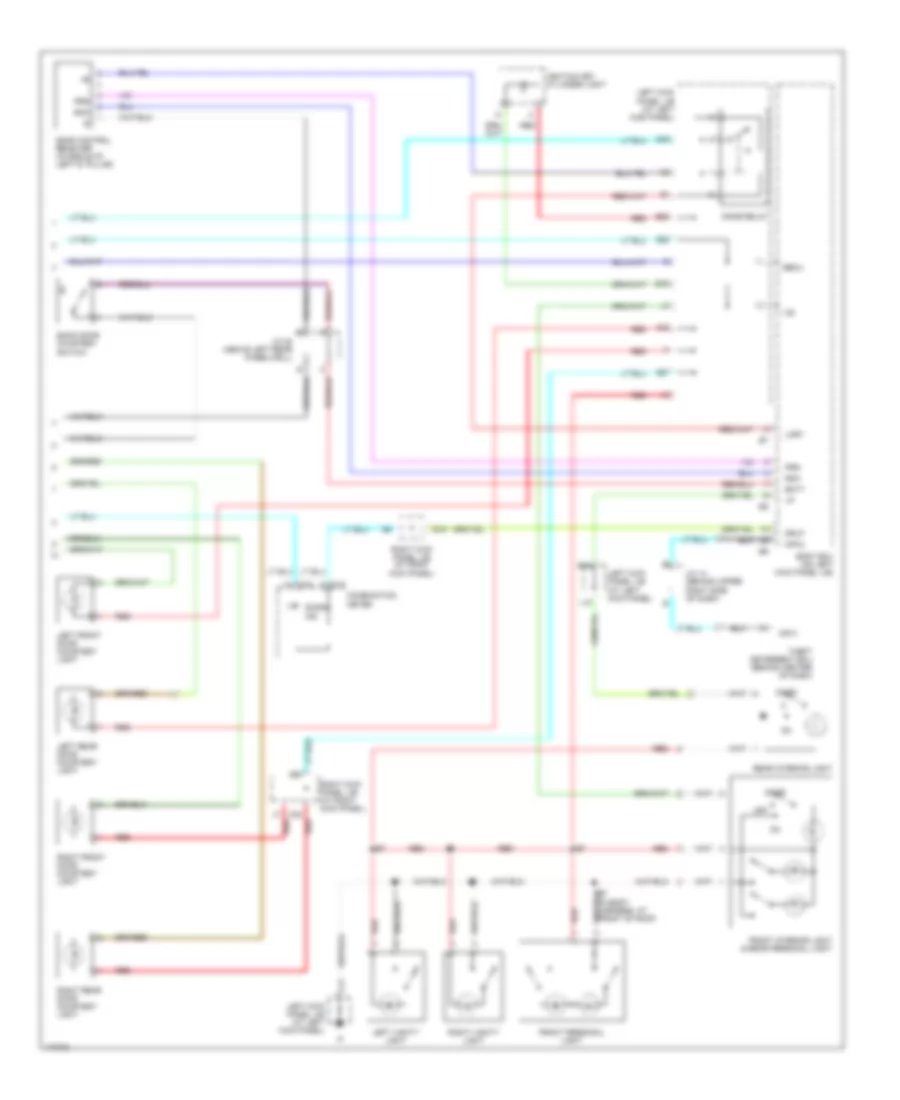 Courtesy Lamps Wiring Diagram 2 of 2 for Toyota Land Cruiser 2003