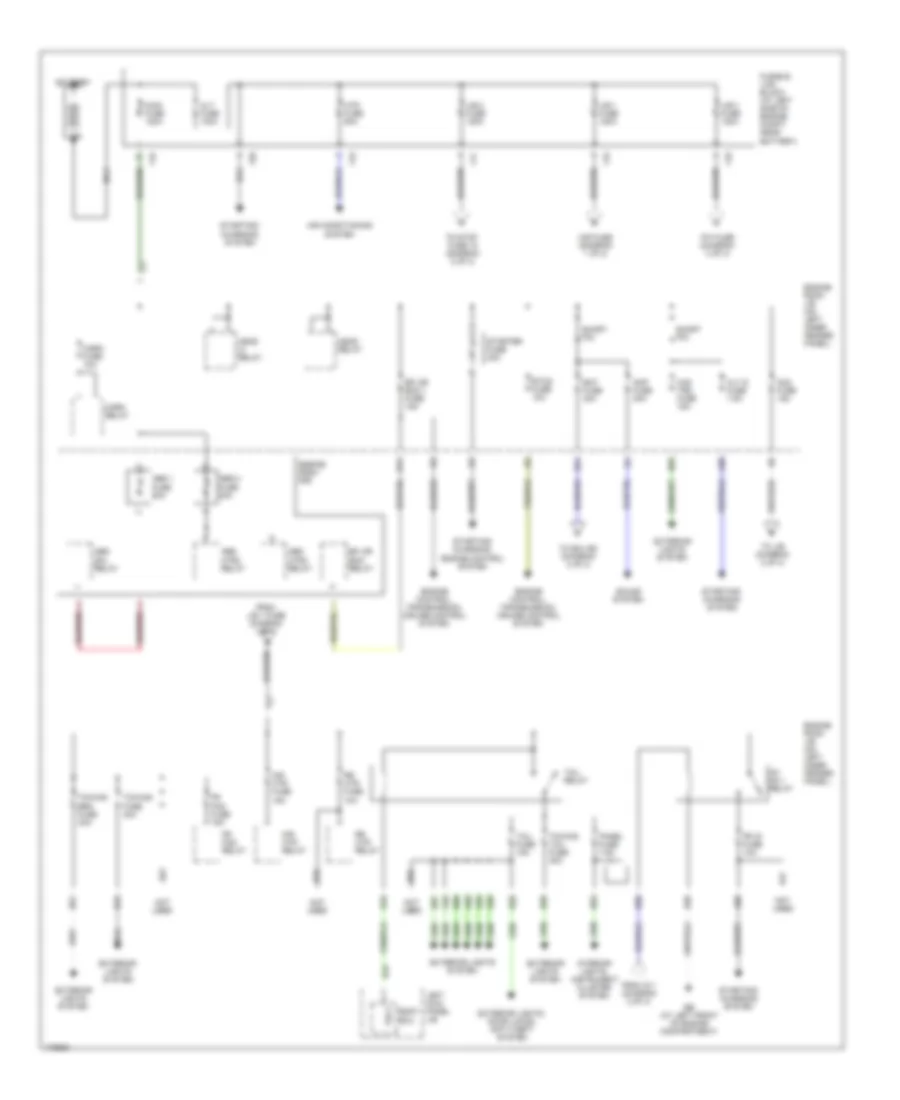 Power Distribution Wiring Diagram 1 of 3 for Toyota Land Cruiser 2003