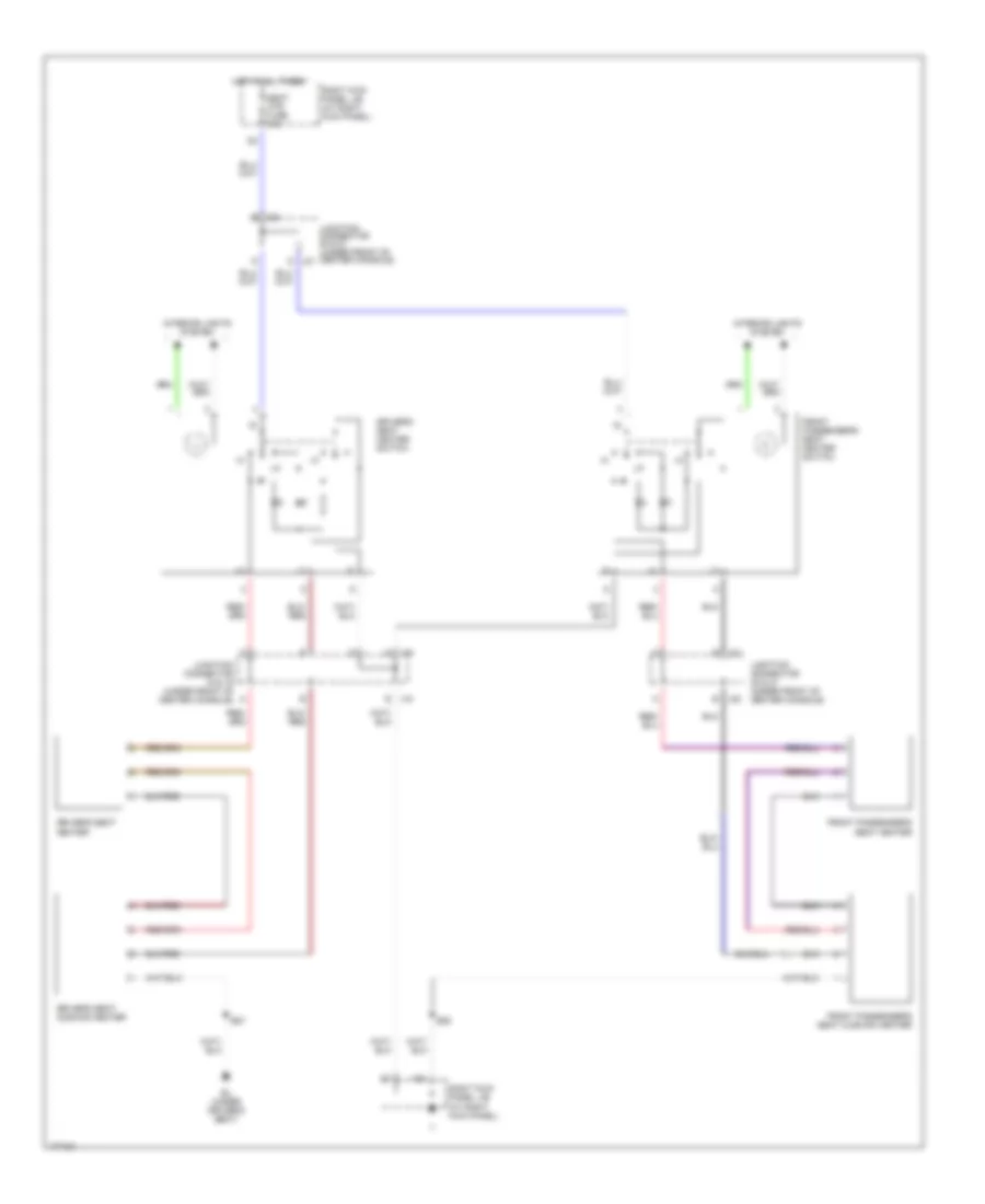 Heated Seats Wiring Diagram for Toyota Land Cruiser 2003