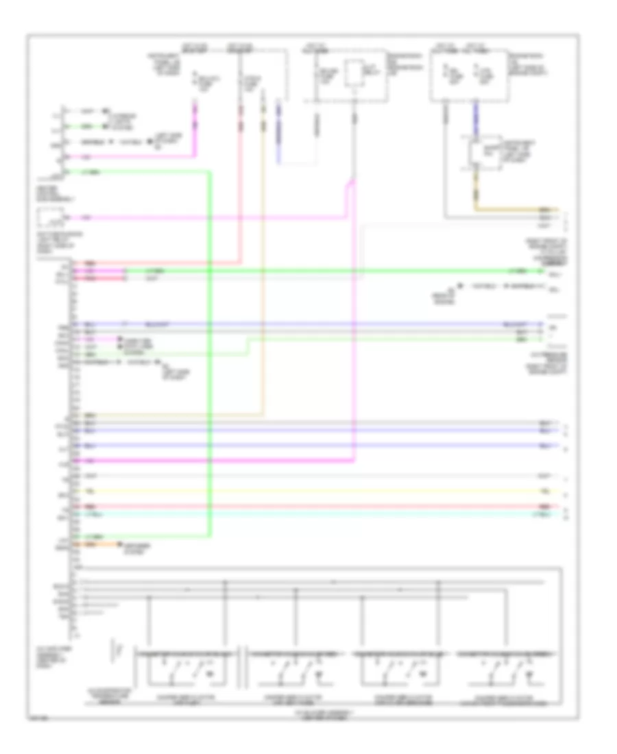 1.8L, Automatic AC Wiring Diagram, NUMMI Made (1 of 2) for Toyota Corolla LE 2009