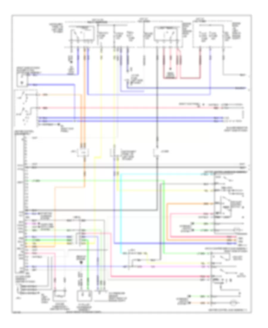 1.8L, Manual AC Wiring Diagram, TMC Made (1 of 2) for Toyota Corolla LE 2009