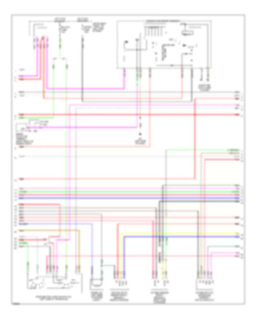 1.8L, Engine Performance Wiring Diagram, NUMMI Made (3 of 5) for Toyota Corolla LE 2009