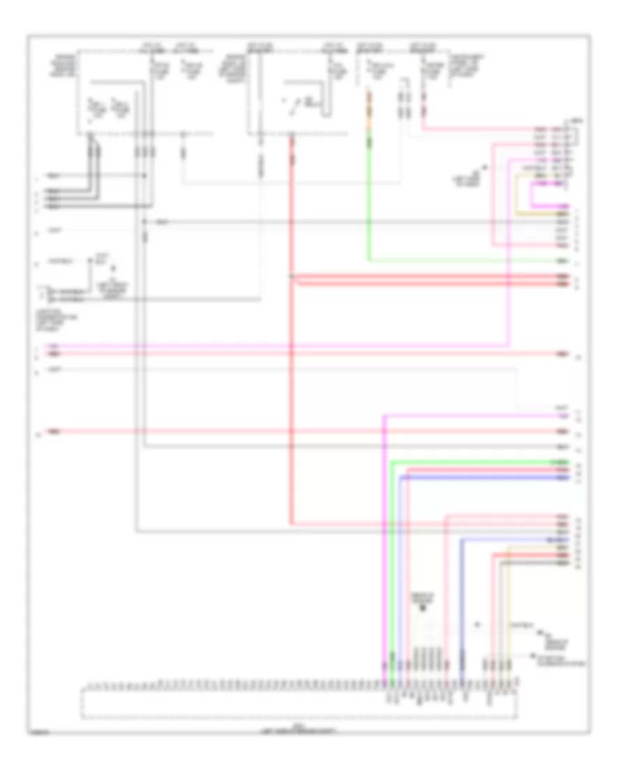 1.8L, Engine Performance Wiring Diagram, TMC Made (2 of 4) for Toyota Corolla LE 2009