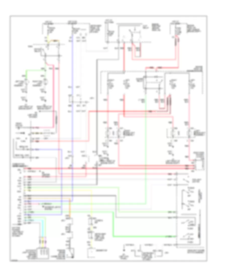 Headlights Wiring Diagram TMC Made for Toyota Corolla LE 2009