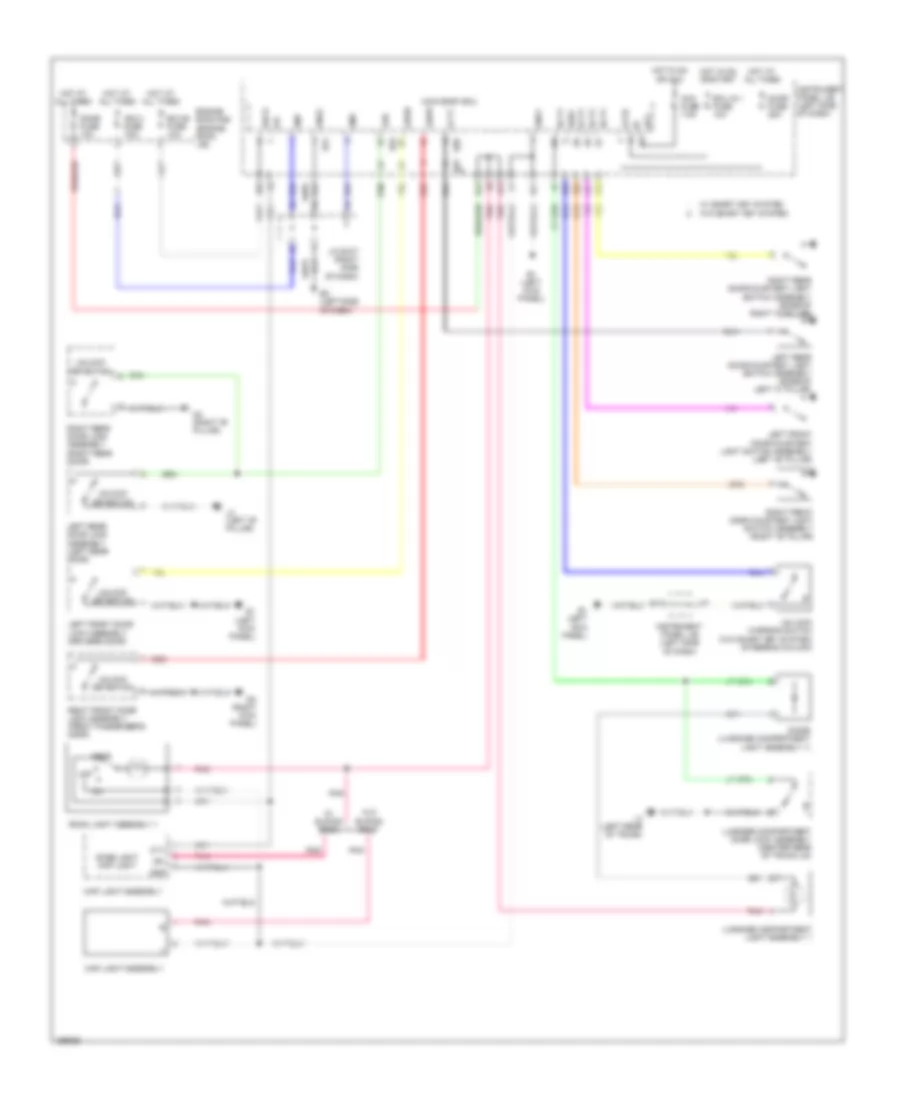 Courtesy Lamps Wiring Diagram NUMMI Made for Toyota Corolla LE 2009