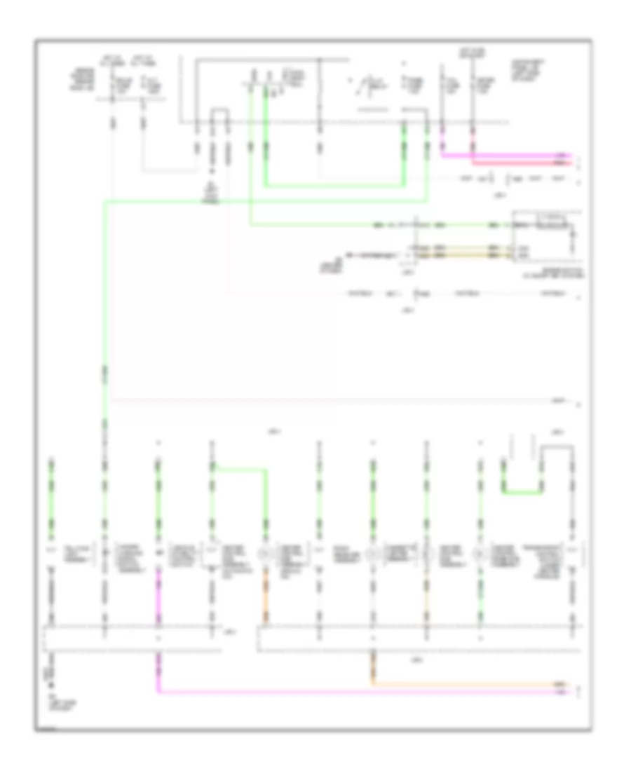 Instrument Illumination Wiring Diagram TMC Made 1 of 2 for Toyota Corolla LE 2009