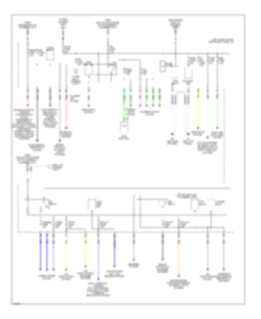 Power Distribution Wiring Diagram TMC Made 2 of 3 for Toyota Corolla LE 2009