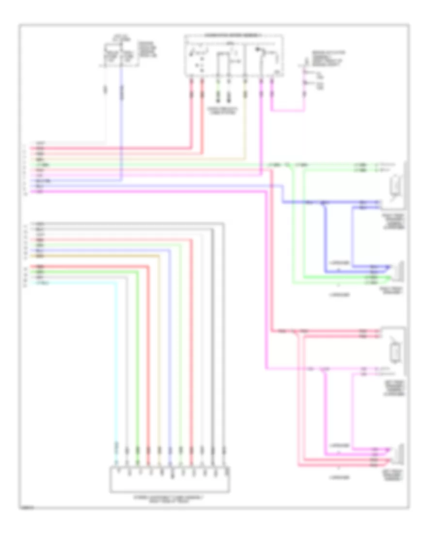 Radio Wiring Diagram, TMC Made (2 of 2) for Toyota Corolla LE 2009