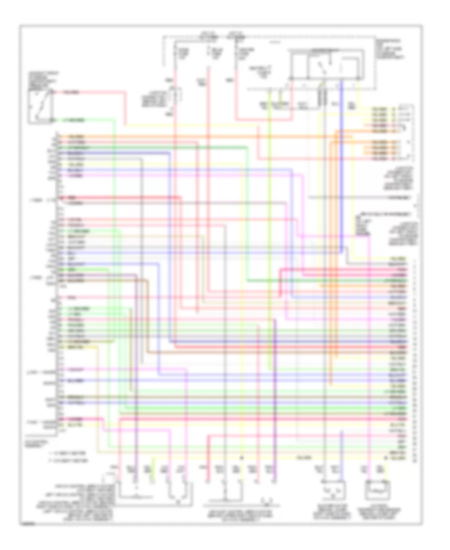 Электросхема кондиционера (1 из 3) для Toyota 4Runner Limited 2008