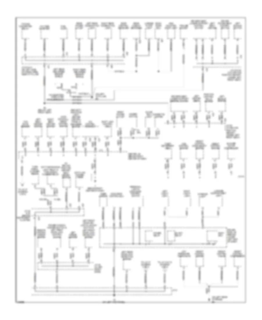 Ground Distribution Wiring Diagram 2 of 3 for Toyota 4Runner Limited 2008