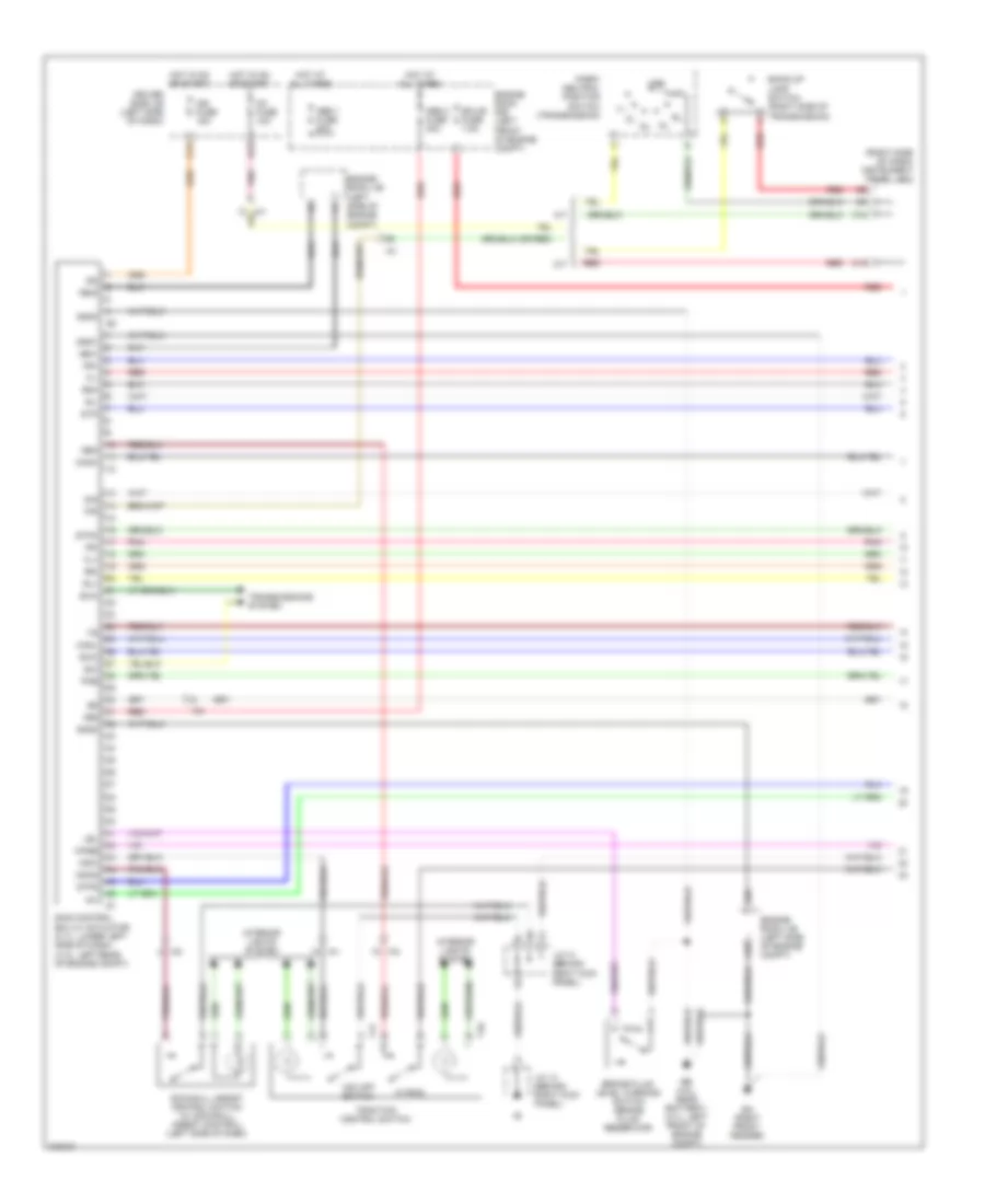 Anti lock Brakes Wiring Diagram with VSC Hydraulic Booster Type 1 of 3 for Toyota Tacoma X Runner 2011