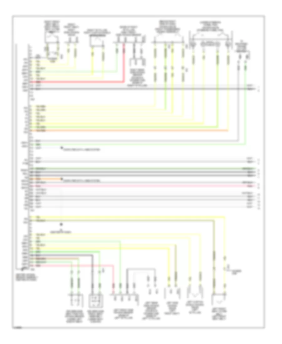 Supplemental Restraints Wiring Diagram Bench Seat 1 of 2 for Toyota Tacoma X Runner 2011