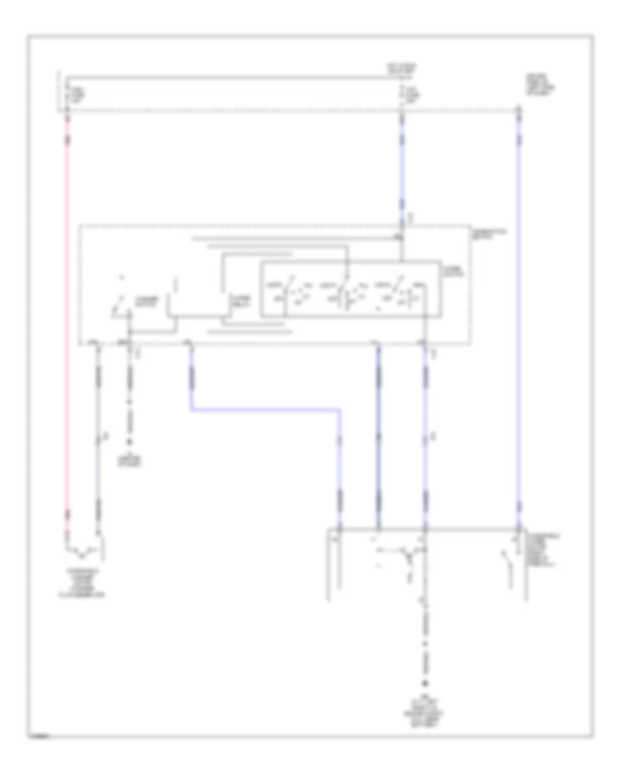 Interval WiperWasher Wiring Diagram for Toyota Tacoma X-Runner 2011