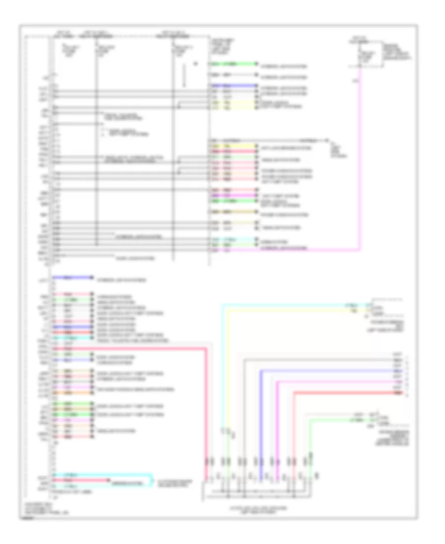 Body ECU Wiring Diagram Except Hybrid 1 of 2 for Toyota Avalon Hybrid XLE 2014