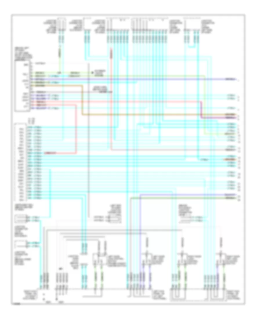 Anti theft Wiring Diagram 1 of 3 for Toyota Land Cruiser 1999