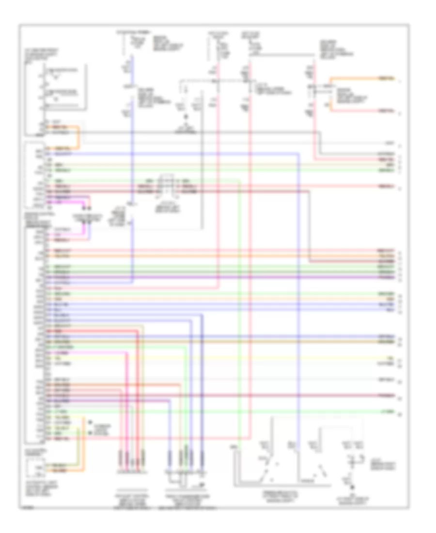 Automatic A C Wiring Diagram Front 1 of 2 for Toyota Sienna XLE Limited 2004