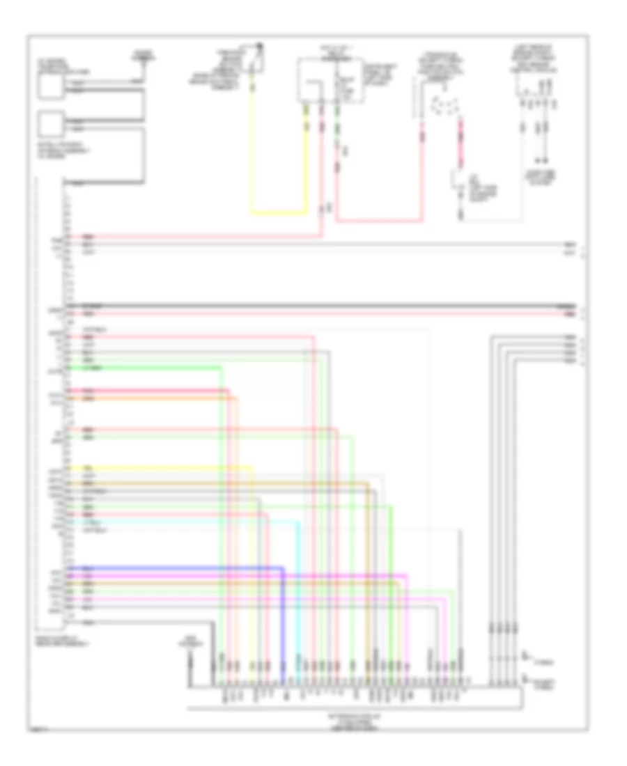 11-Speaker System Wiring Diagram, without Navigation Receiver Type (1 of 5) for Toyota Avalon Limited 2014