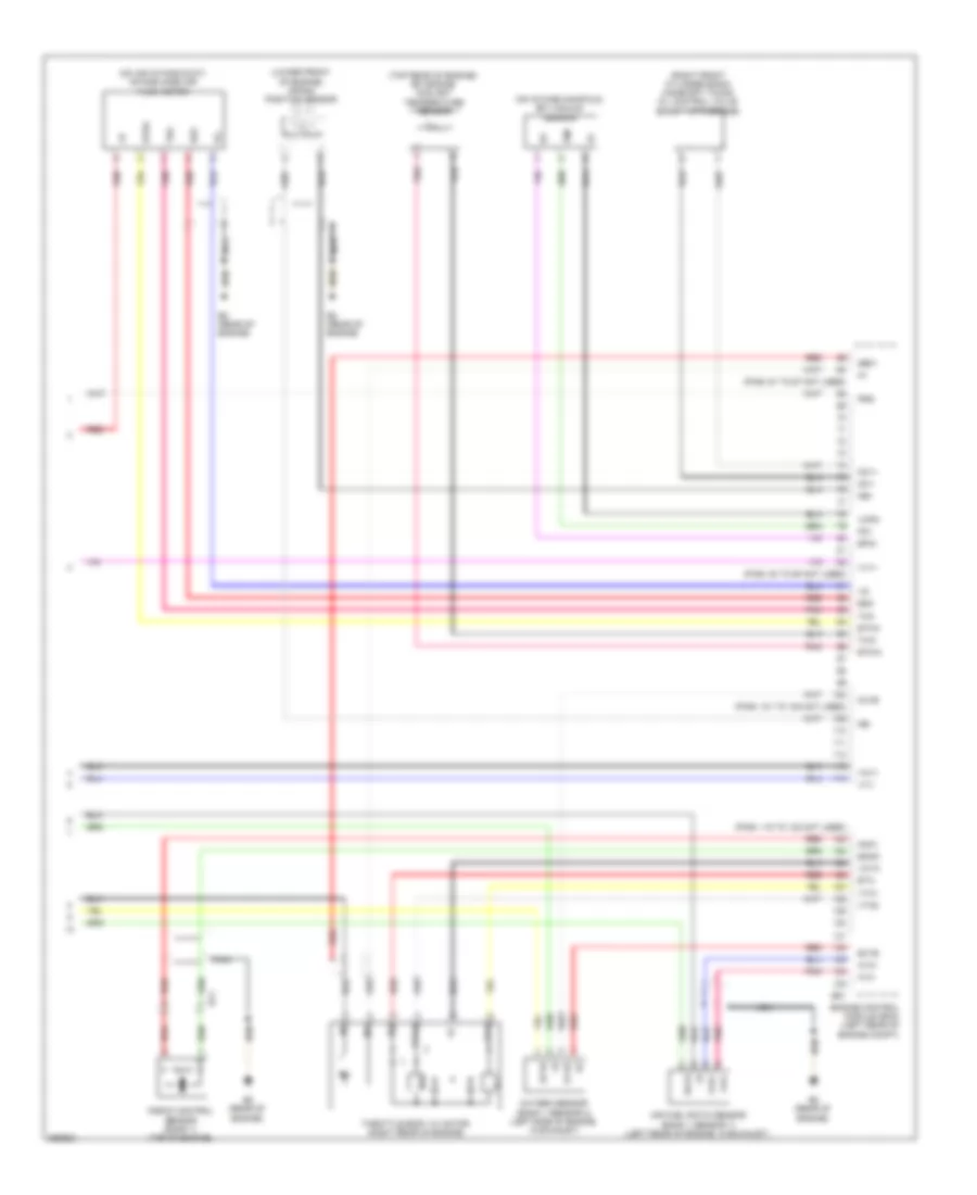 2.5L Hybrid, Engine Controls Wiring Diagram (4 of 4) for Toyota Avalon Limited 2014
