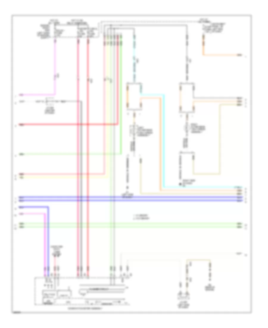 Exterior Lamps Wiring Diagram, Hybrid (2 of 3) for Toyota Avalon Limited 2014