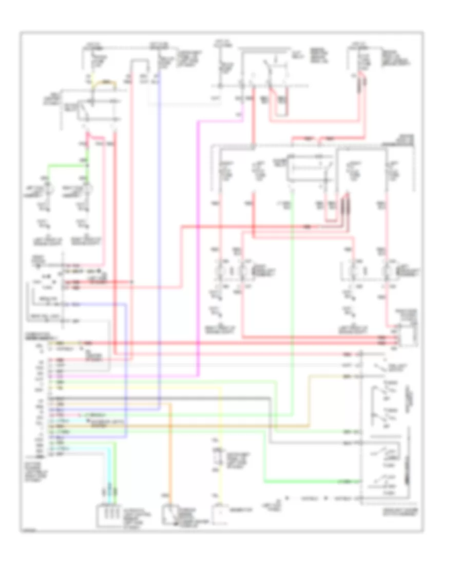 Headlights Wiring Diagram NUMMI Made for Toyota Corolla S 2009