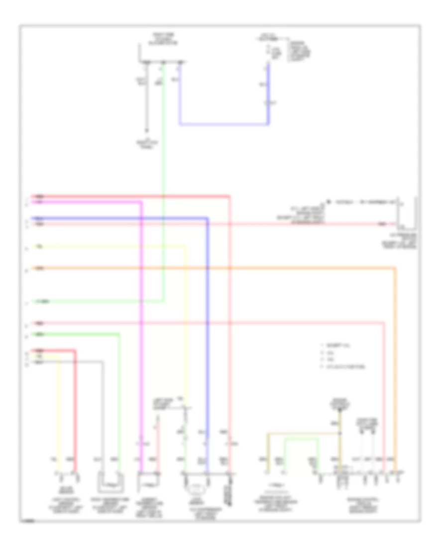 Automatic A C Wiring Diagram 2 of 2 for Toyota Tundra 2011