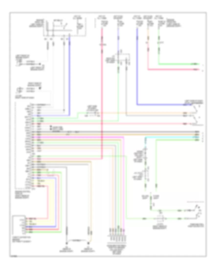 4.6L, Cruise Control Wiring Diagram (1 of 2) for Toyota Tundra 2011