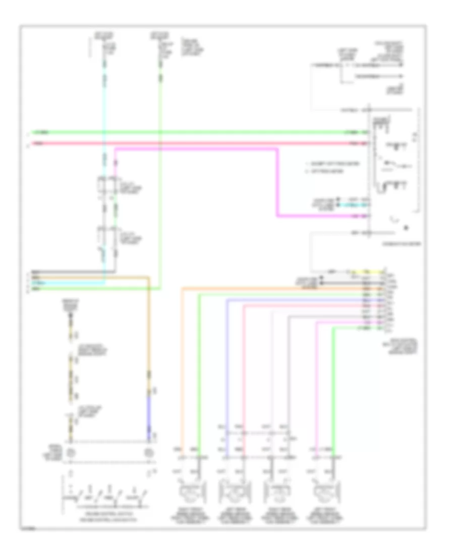 4.6L, Cruise Control Wiring Diagram (2 of 2) for Toyota Tundra 2011