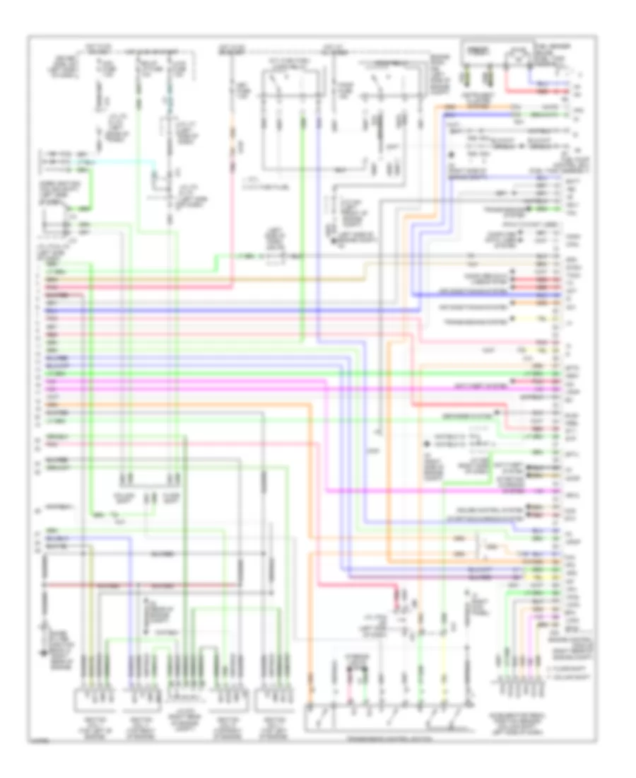 5.7L, Engine Performance Wiring Diagram (7 of 7) for Toyota Tundra 2011