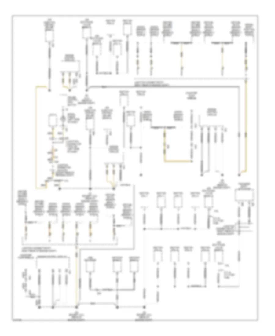 Ground Distribution Wiring Diagram 4 of 4 for Toyota Tundra 2011