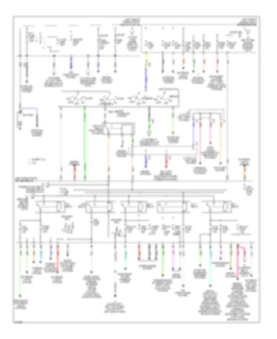 Power Distribution Wiring Diagram 1 of 3 for Toyota Tundra 2011