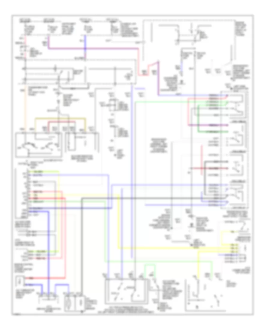 Manual A C Wiring Diagram for Toyota RAV4 1999