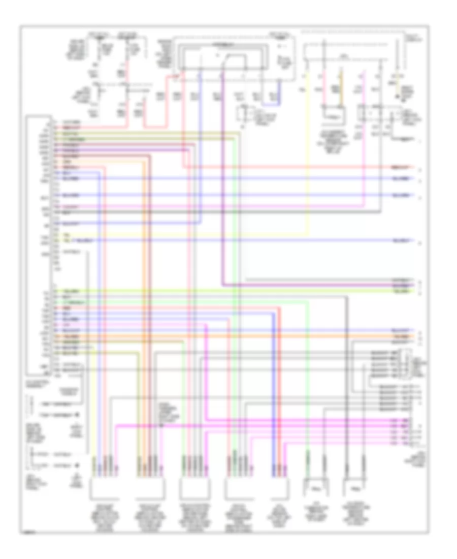 Automatic A C Wiring Diagram 1 of 2 for Toyota Avalon XL 2002