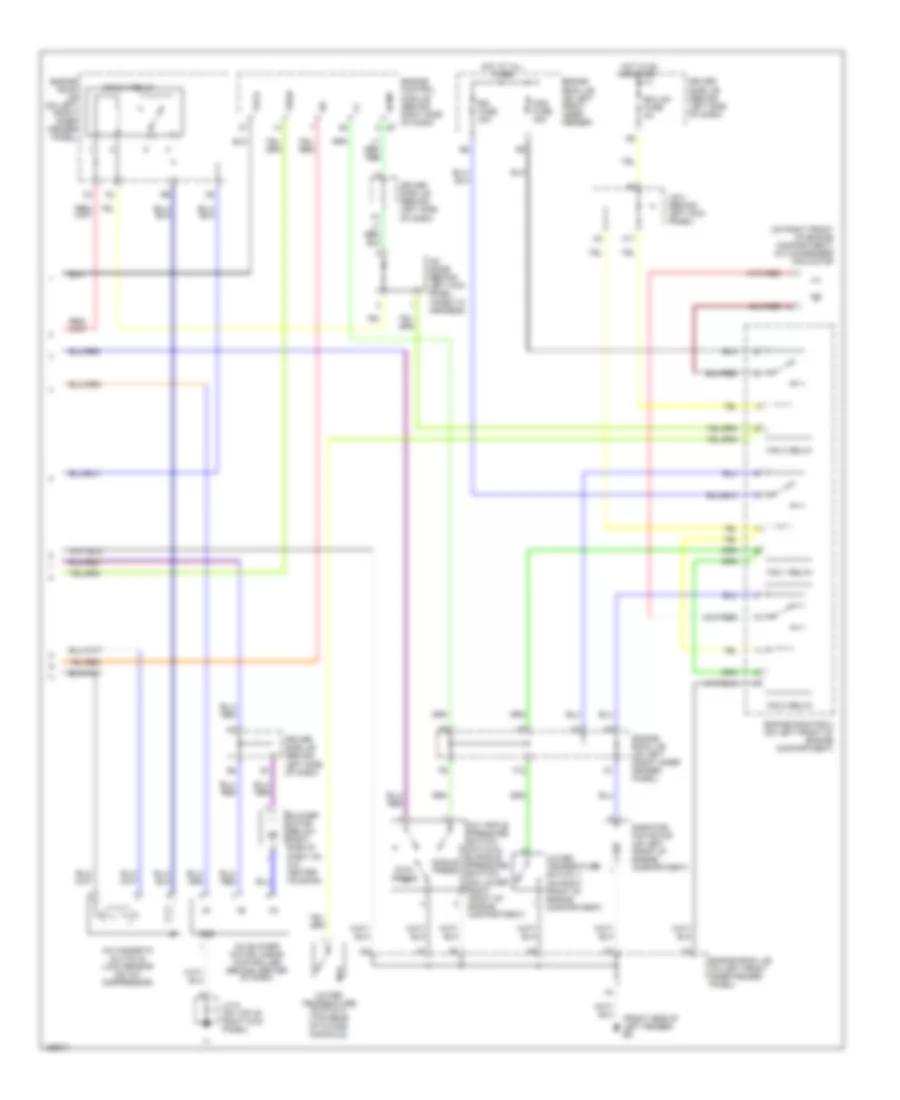 Automatic A C Wiring Diagram 2 of 2 for Toyota Avalon XL 2002