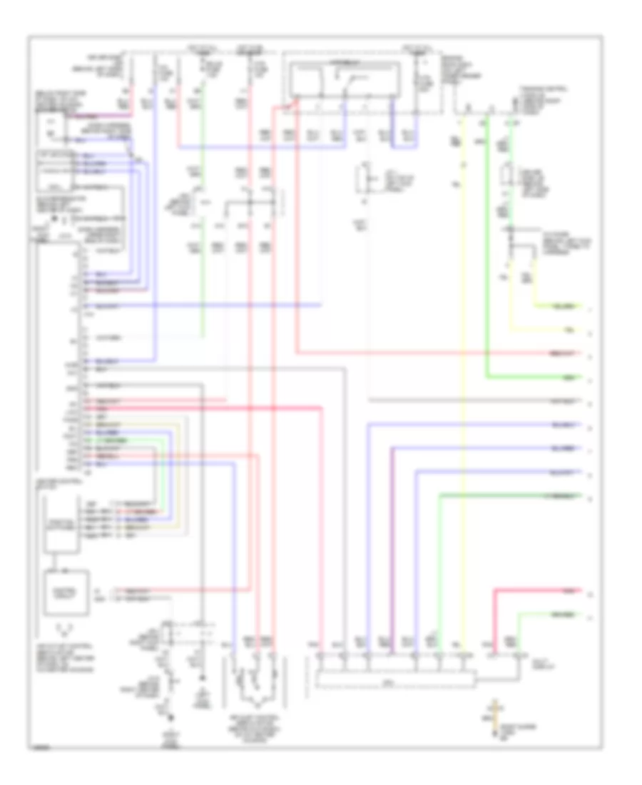 Manual AC Wiring Diagram (1 of 2) for Toyota Avalon XL 2002