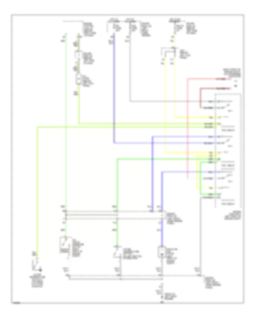 Cooling Fan Wiring Diagram for Toyota Avalon XL 2002