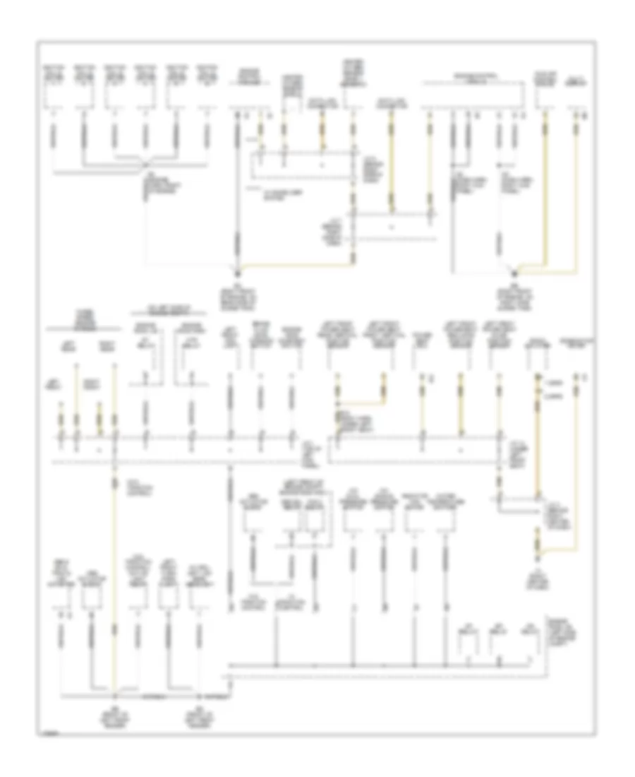 Ground Distribution Wiring Diagram 1 of 4 for Toyota Avalon XL 2002