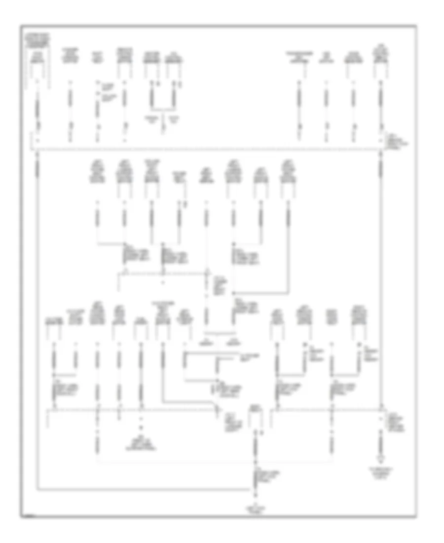 Ground Distribution Wiring Diagram (2 of 4) for Toyota Avalon XL 2002