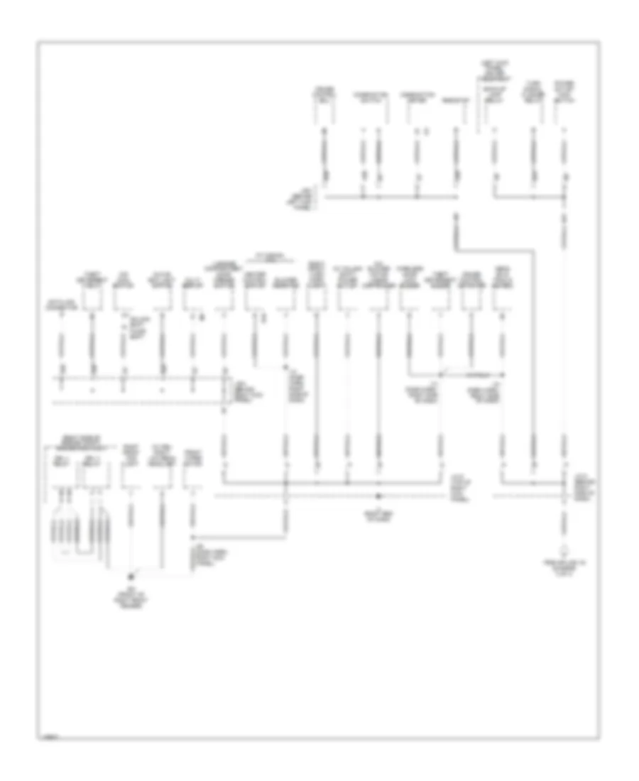 Ground Distribution Wiring Diagram (4 of 4) for Toyota Avalon XL 2002