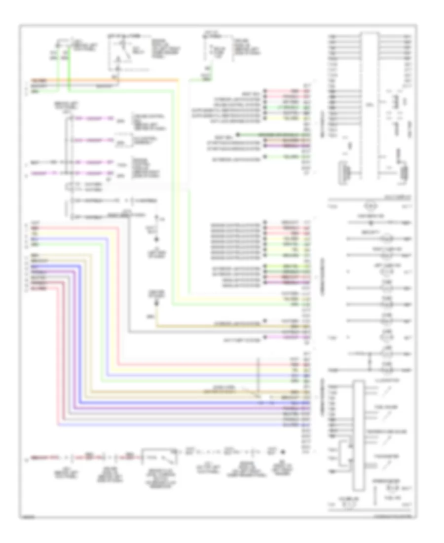 Instrument Cluster Wiring Diagram (2 of 2) for Toyota Avalon XL 2002