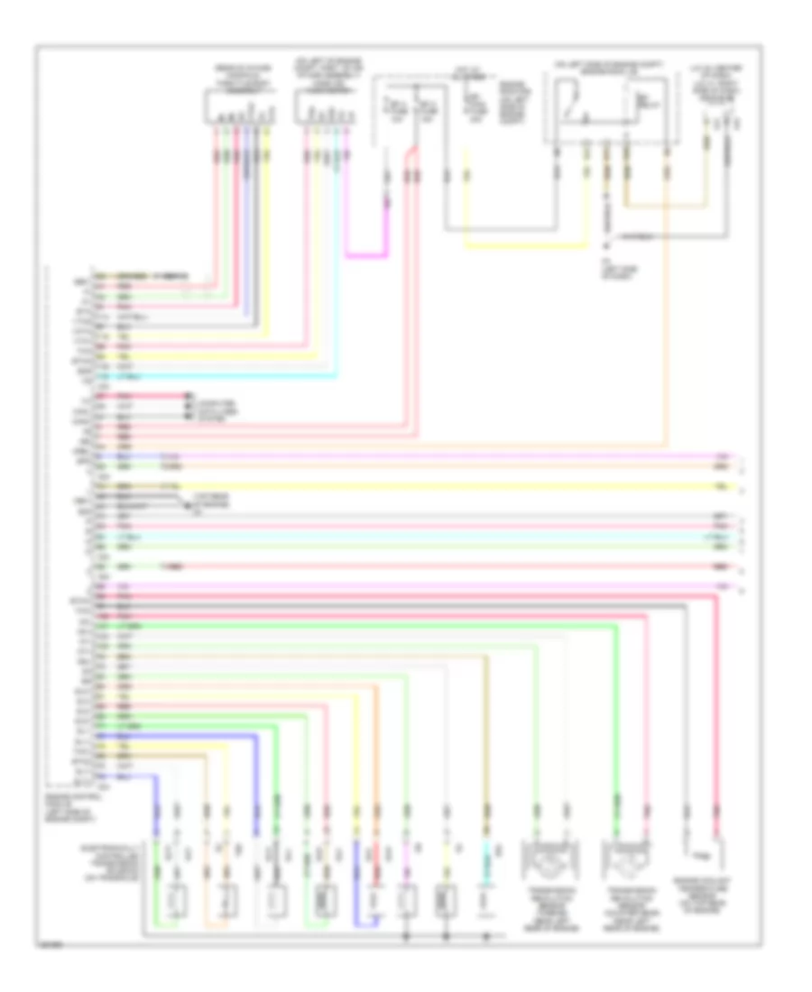 2 4L A T Wiring Diagram Except Hybrid 1 of 2 for Toyota Camry CE 2007