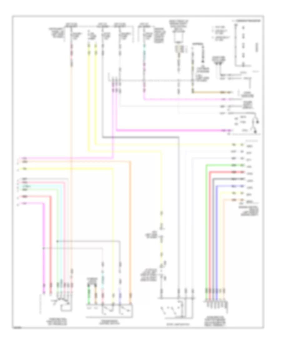 2 4L A T Wiring Diagram Except Hybrid 2 of 2 for Toyota Camry CE 2007