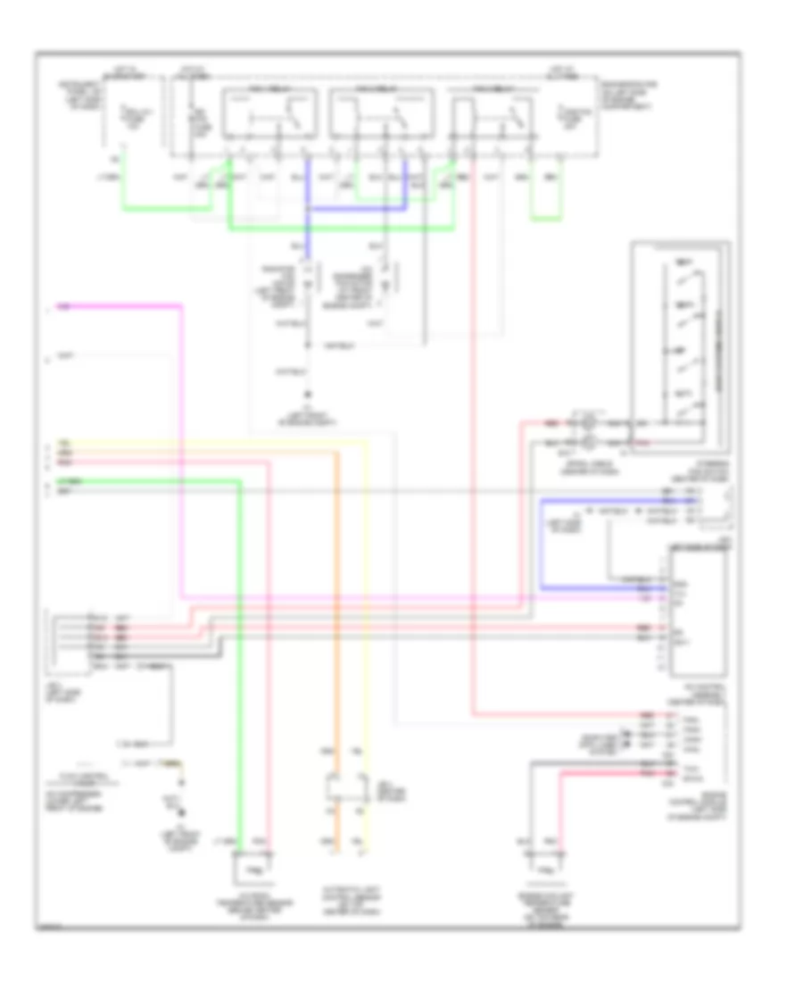 2 4L Automatic A C Wiring Diagram Except Hybrid 2 of 2 for Toyota Camry CE 2007