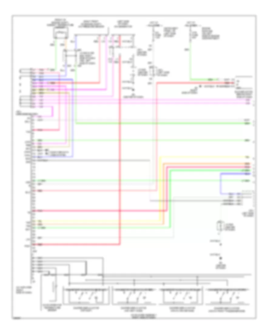 3.5L, Automatic AC Wiring Diagram, Except Hybrid (1 of 2) for Toyota Camry CE 2007