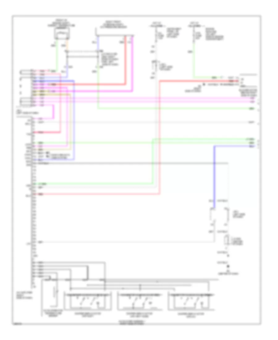 3.5L, Manual AC Wiring Diagram, Except Hybrid (1 of 2) for Toyota Camry CE 2007