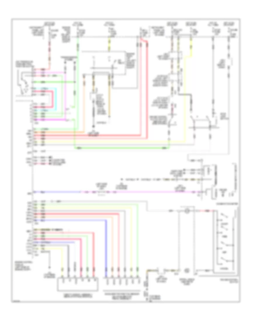 2.4L, Cruise Control Wiring Diagram, Except Hybrid for Toyota Camry CE 2007