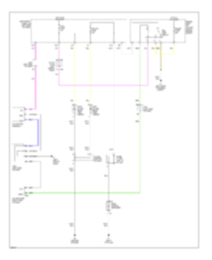 Defoggers Wiring Diagram, Hybrid for Toyota Camry CE 2007
