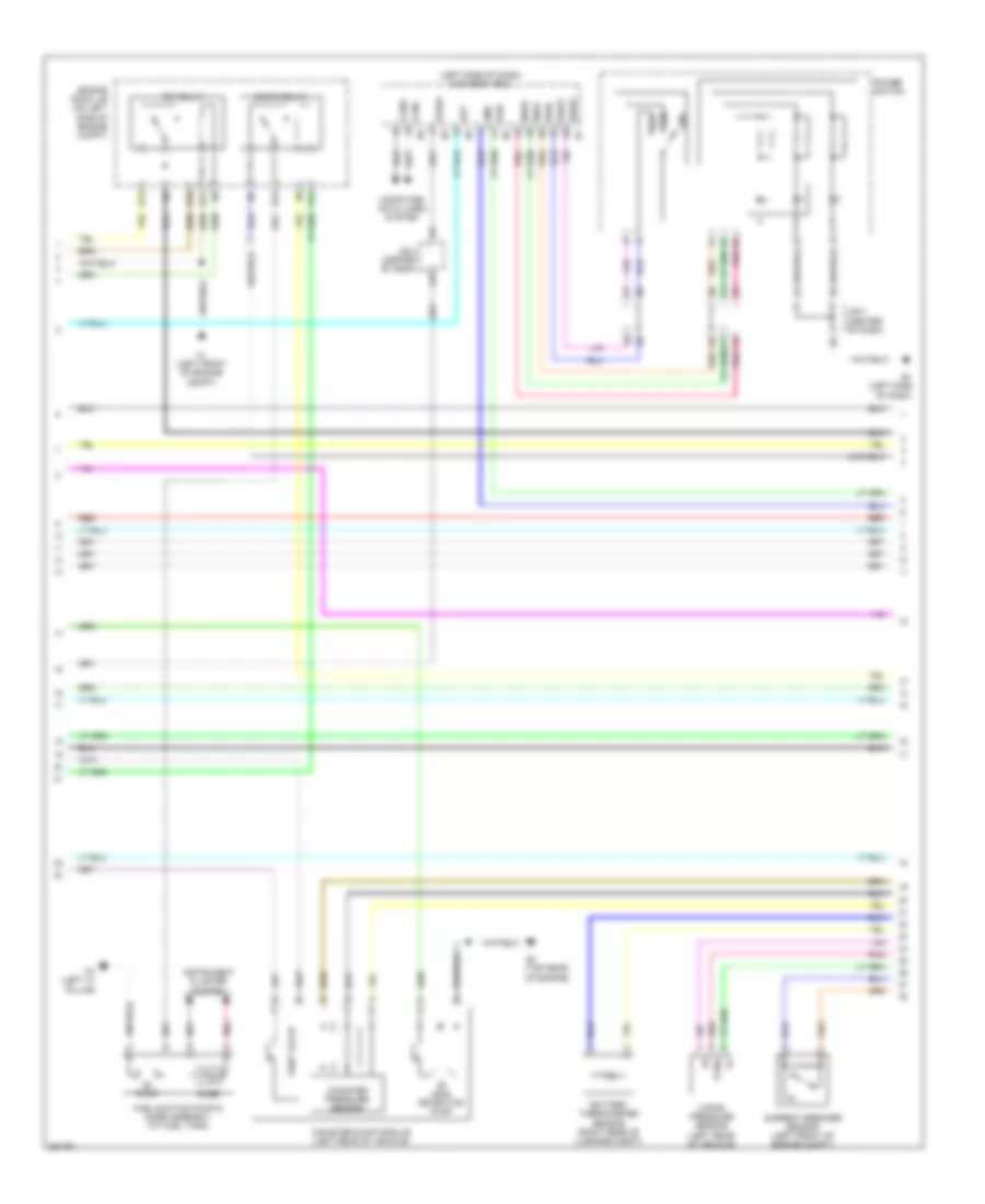 Hybrid System Wiring Diagram (2 of 7) for Toyota Camry CE 2007