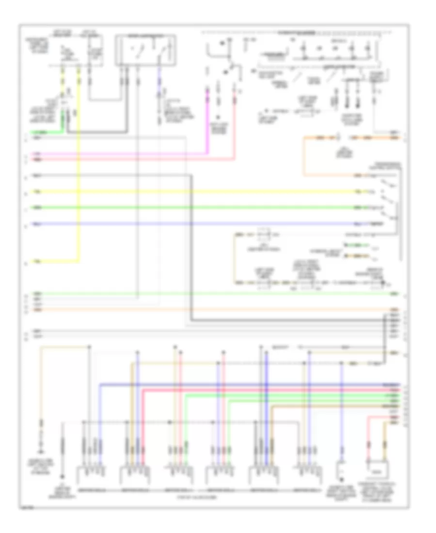 3.5L, Engine Controls Wiring Diagram (2 of 5) for Toyota Camry CE 2007